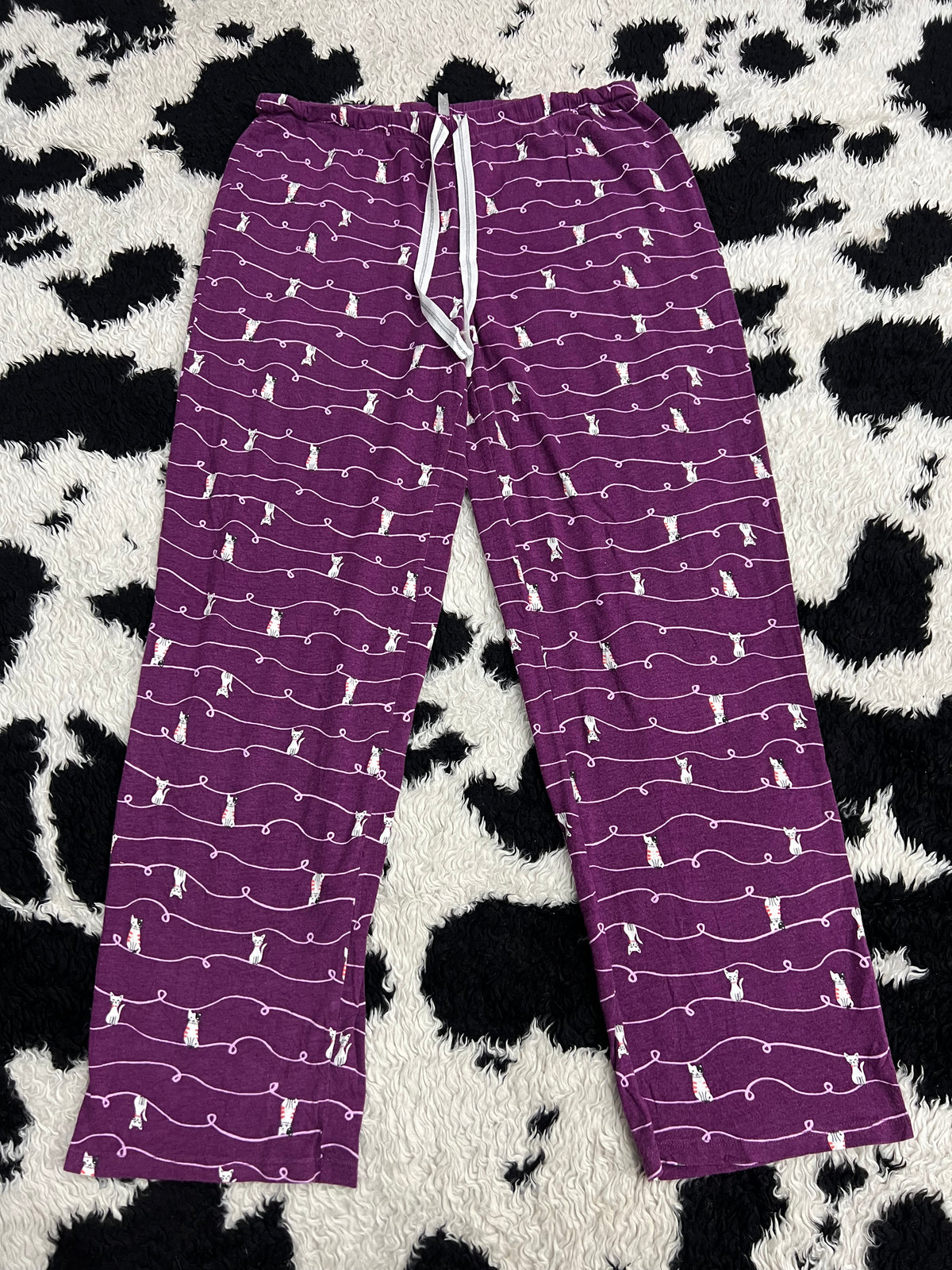 Purple Cat PJs (Large)