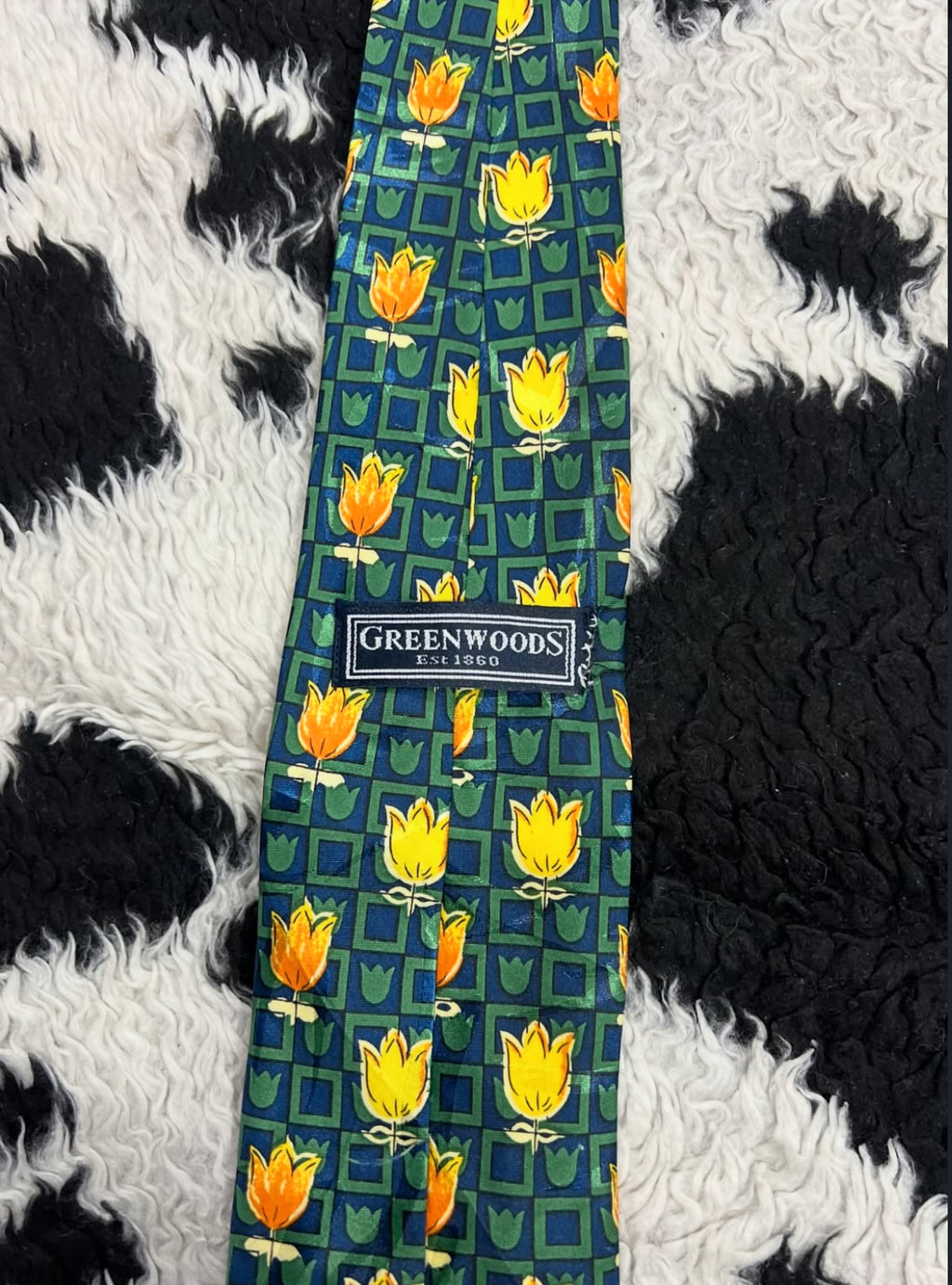 Greenwoods Tulips Tie