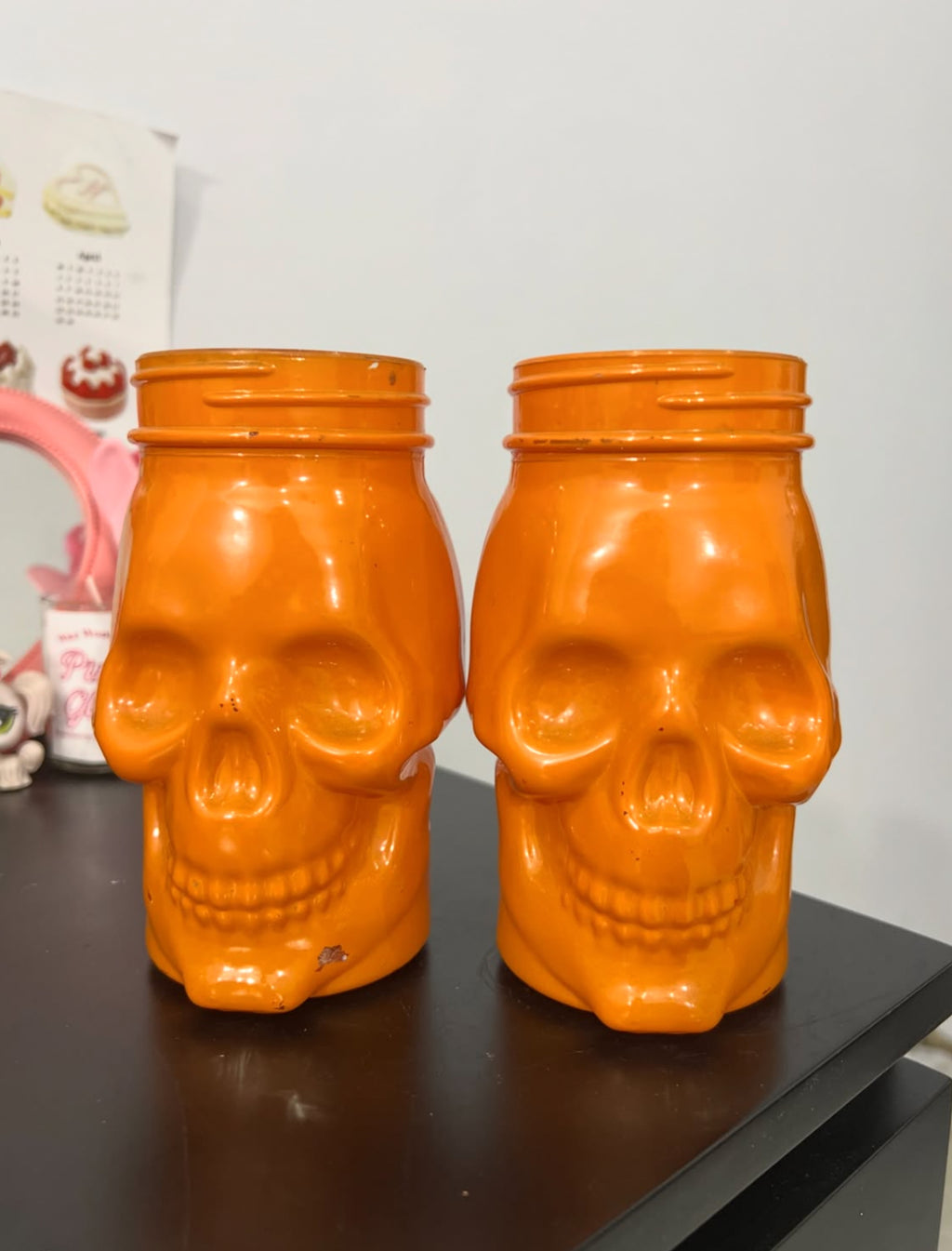Skull Glass Jars