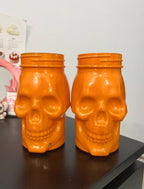 Skull Glass Jars