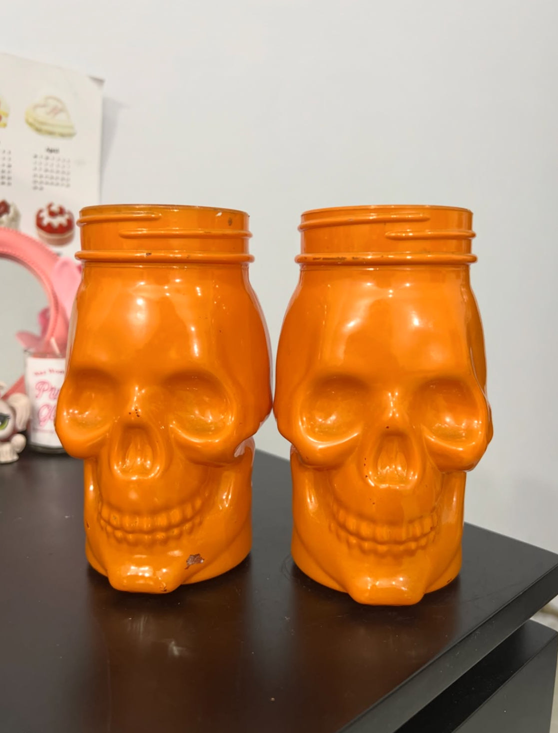 Skull Glass Jars