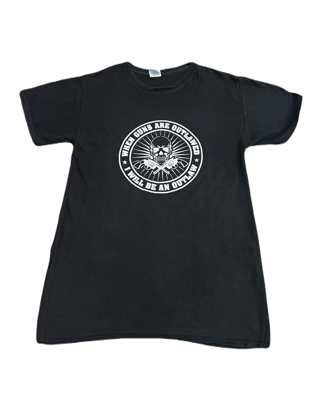 "When Guns are Outlawed, I Will be an Outlaw" Tee (Medium)