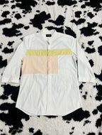 Mind Bridge White Patchwork Buttonup