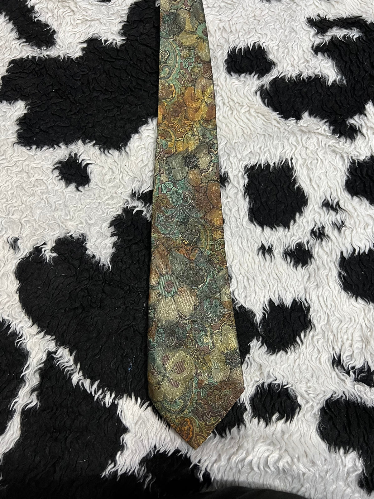 Woods & Gray Floral Tie