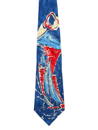 Sailing Boat & Island Tie