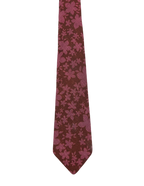 Plum & Pink Floral Narrow Tie