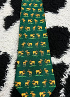 Moose in Wildlife Tie