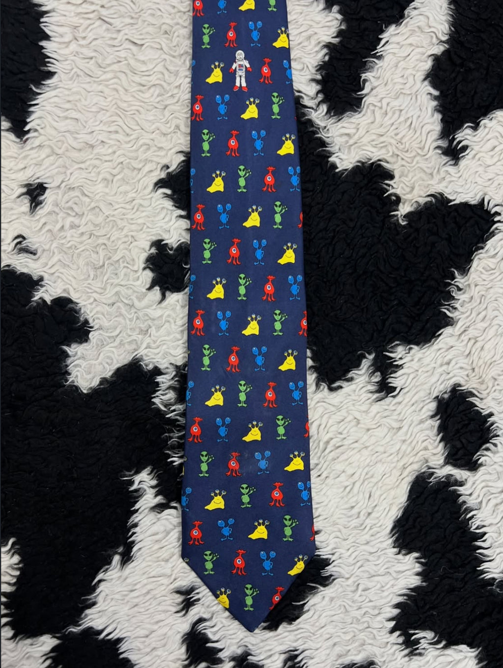 Aliens & Astronaut Tie