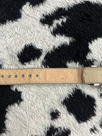 Cream-Colored Studded Belt