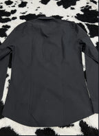 Primark Slim-Fit Black Buttonup