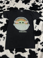 Star Wars The Mandalorian Baby Yoda Tee (Small - Medium)