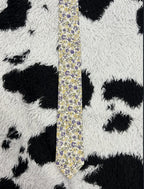 Narrow Purple & Yellow Flowers Ties
