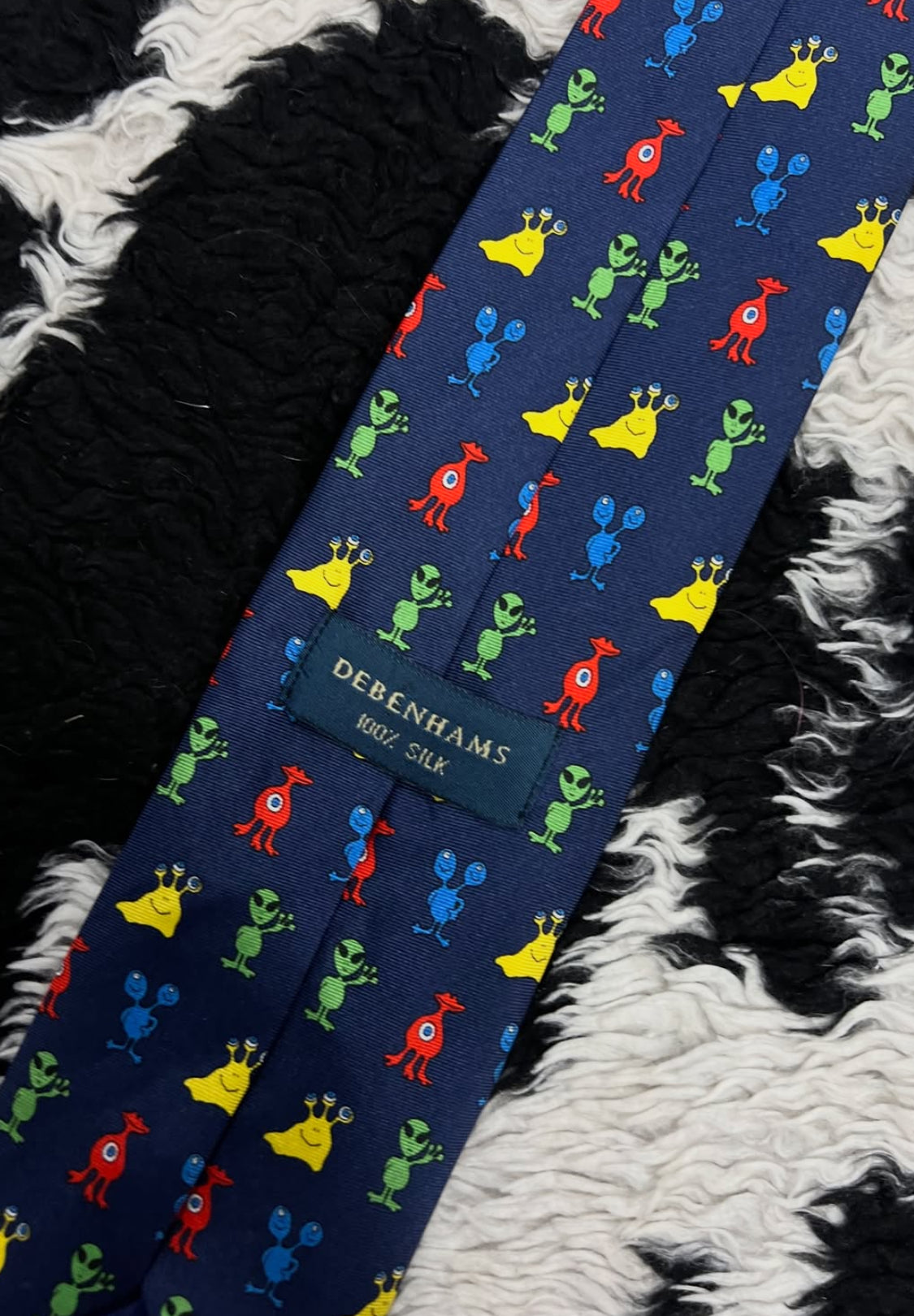 Aliens & Astronaut Tie