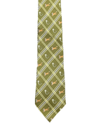 Fox & Hunting Horn Tie