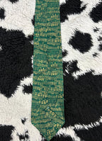 Green Musical Sheet Tie