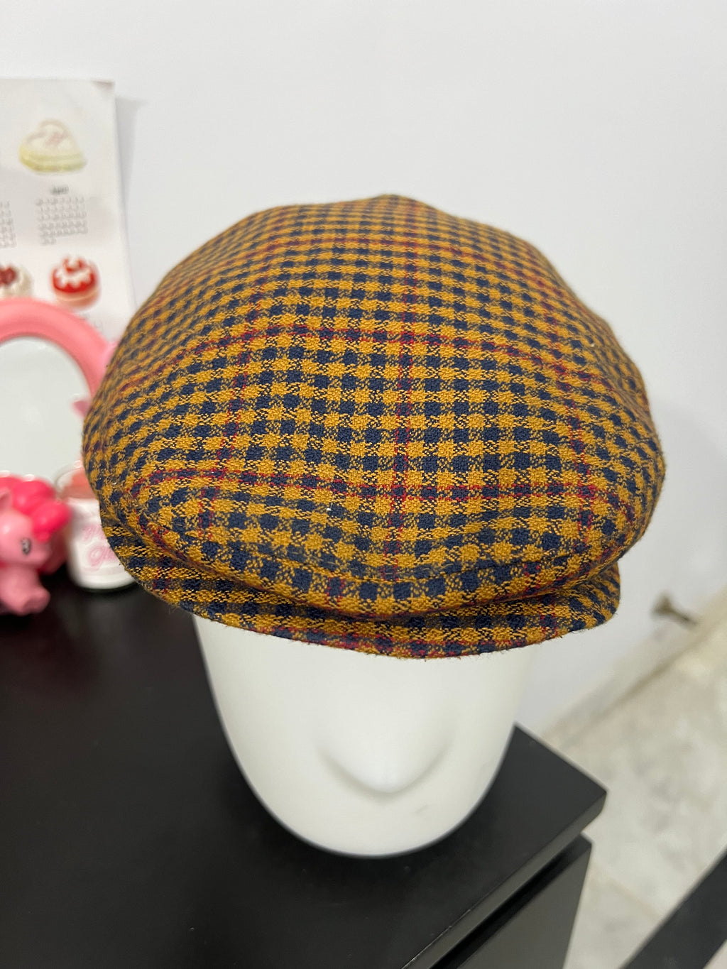Checkered Flat Cap