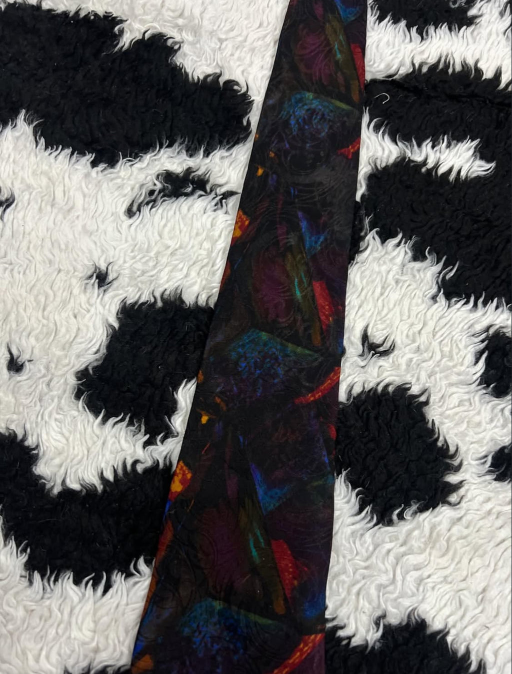 Por Monsier Black Abstract Tie