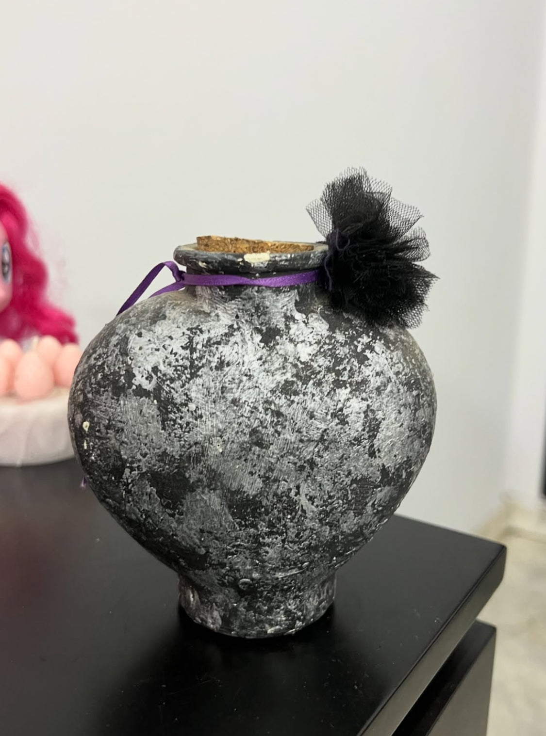 Heart Stone Painting Bottle