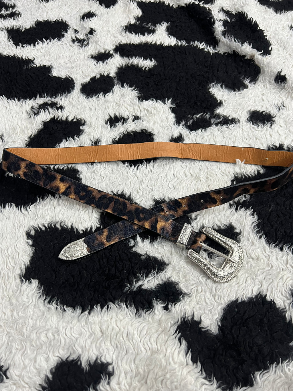 Cheetah Print Belt