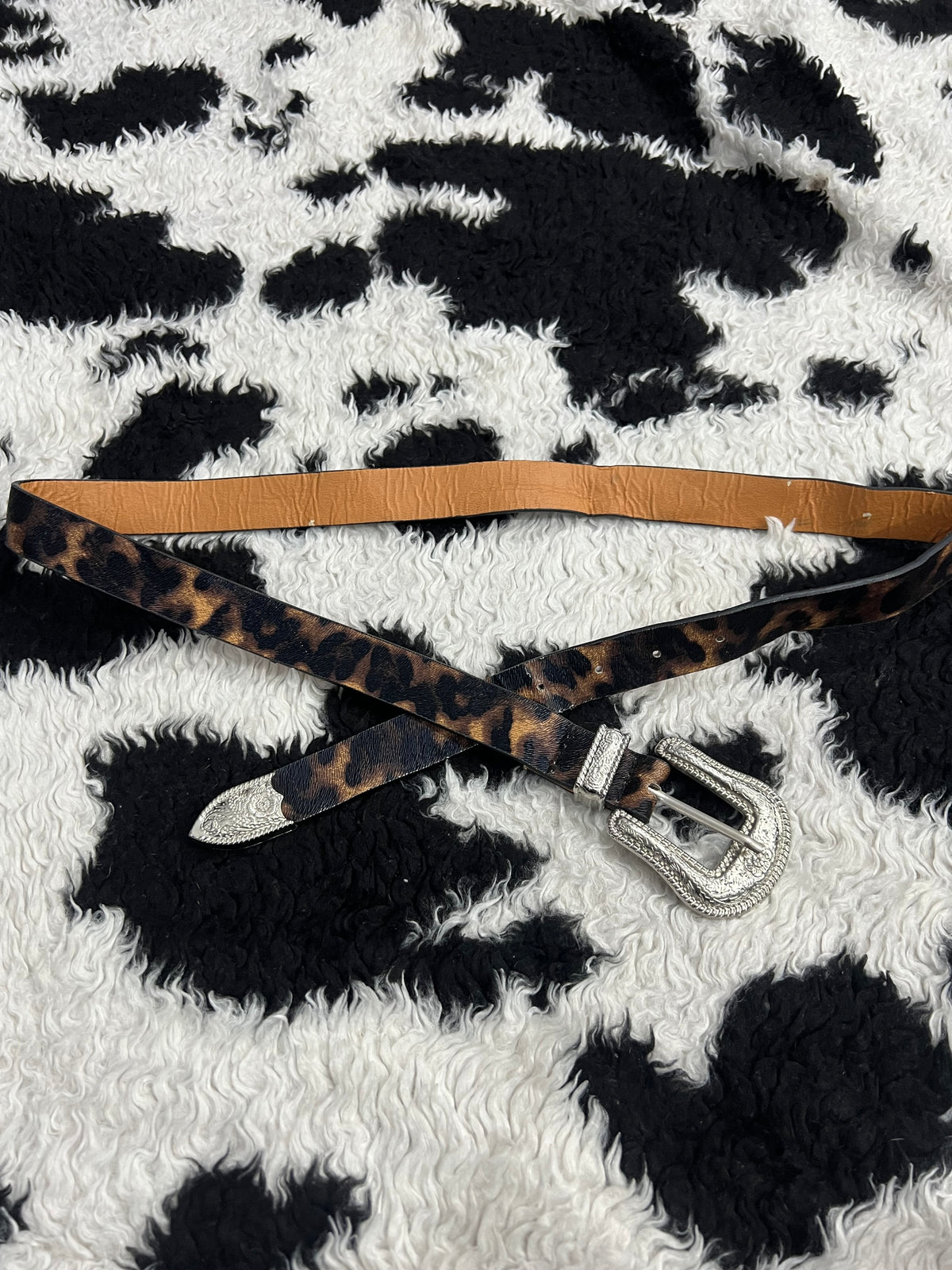 Cheetah Print Belt