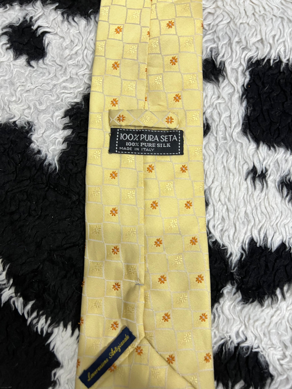 Yellow & Orange Floral Tie