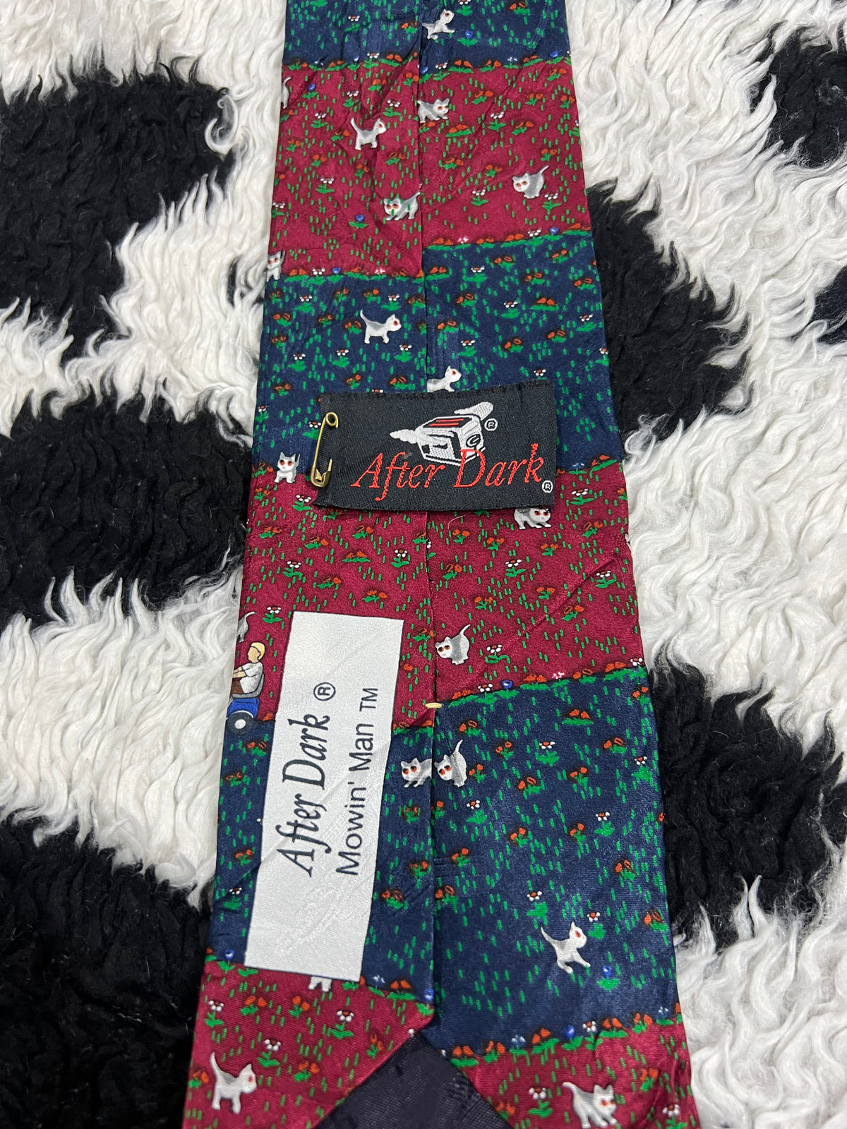 After Dark Cats Mowin' Man Tie