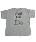 "I do what I want" Cat Tee (Extra Large)