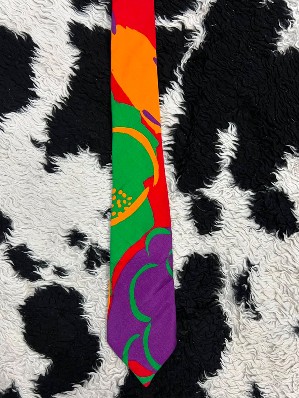 Vibrant Floral Tie