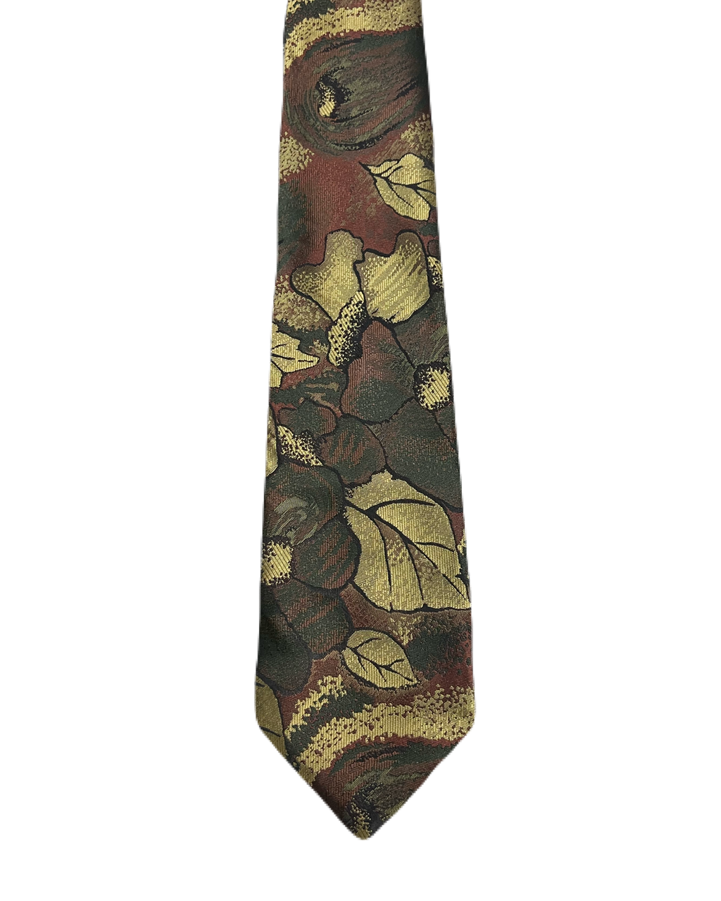 Gilt Edge Brown Fully Embroidered Tie