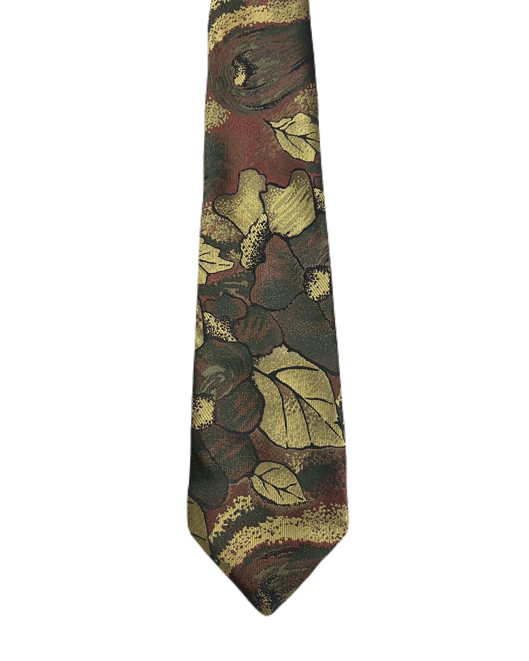 Gilt Edge Brown Fully Embroidered Tie