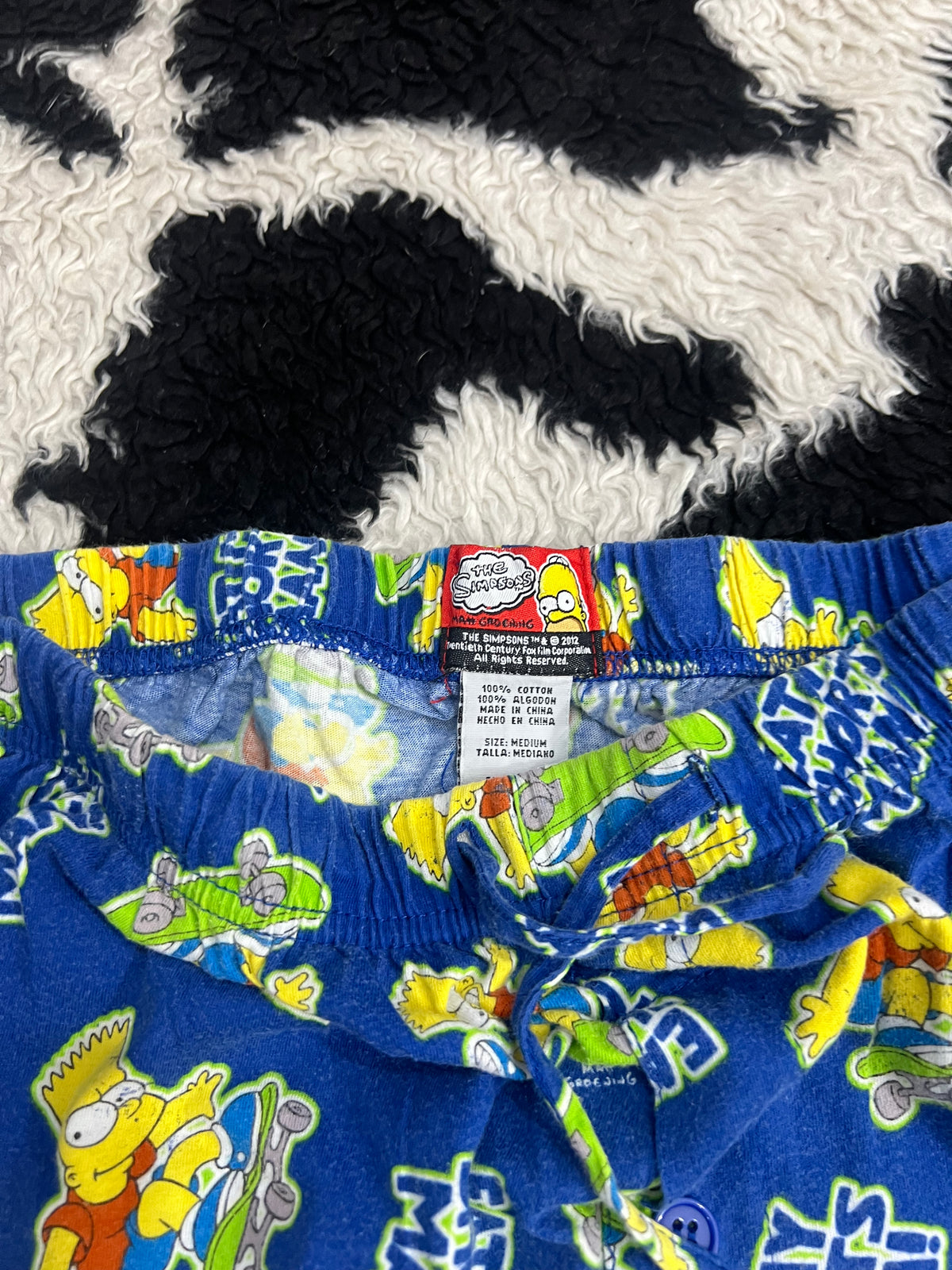 "Eat My Shorts" Bart Simpson Skating PJs (Small - Medium)