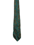 PRINCIPLES Green Paisley Narrow Tie