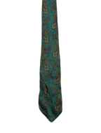 PRINCIPLES Green Paisley Narrow Tie