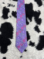Purple & Pink Floral Tie