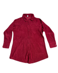 Red Corduroy Buttonup