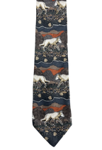 Pack of Wolves in Forest Tie