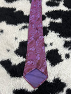 Purple Fully Embroidered Tie
