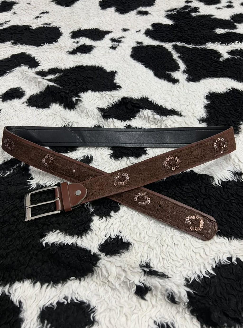 Brown Laced Belt