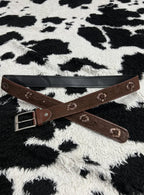 Brown Laced Belt