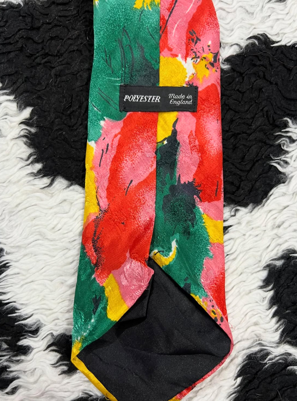 Yellow & Pink Floral Tie