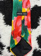 Yellow & Pink Floral Tie