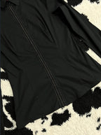 Black Fitted Buttonup (Women's)