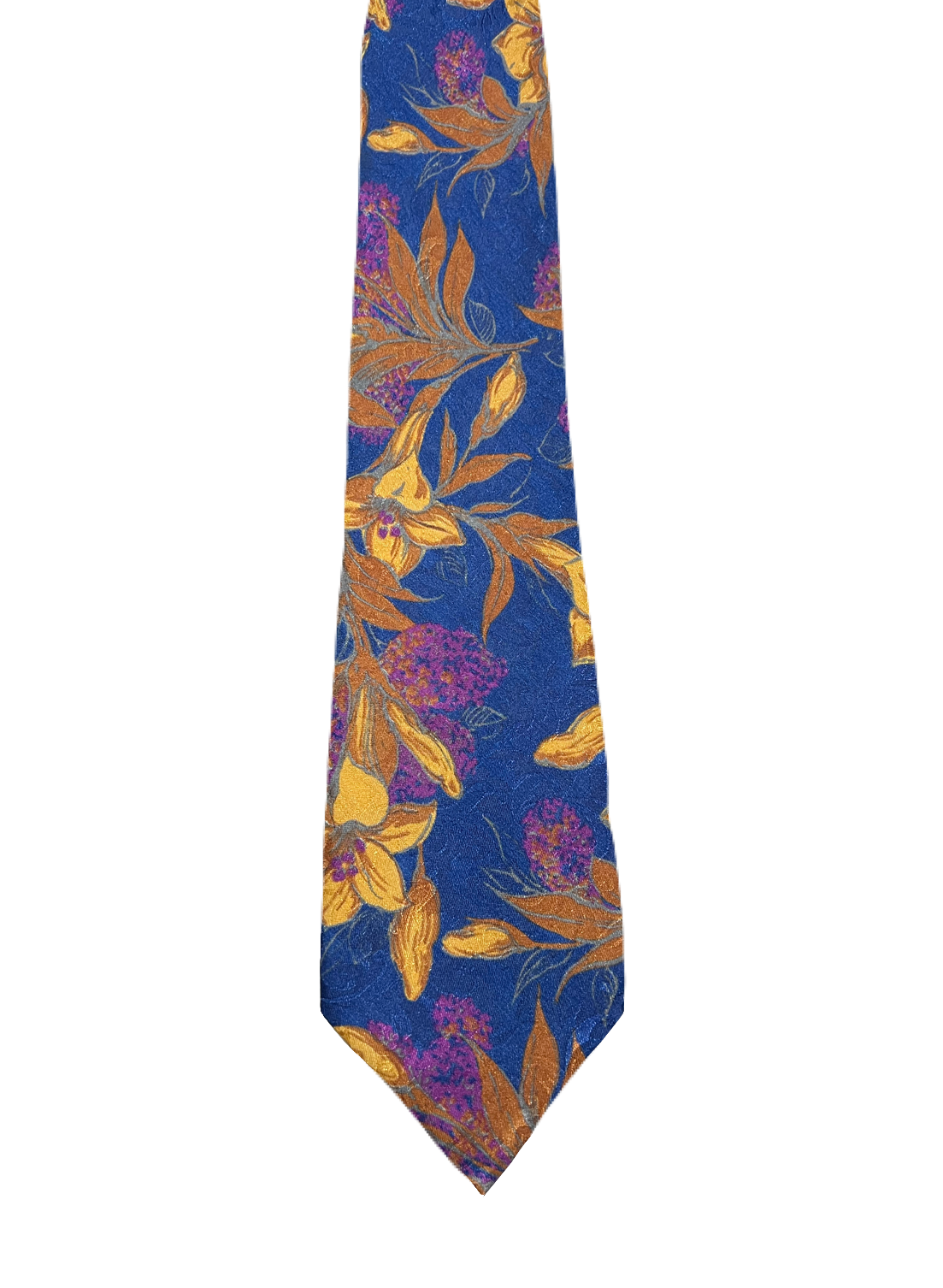 St. Micheal Blue & Yellow Lily Tie