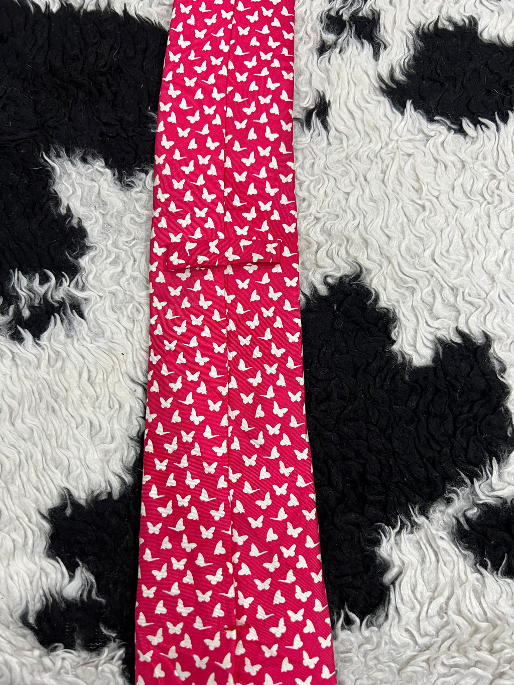 Pink Butterflies Tie