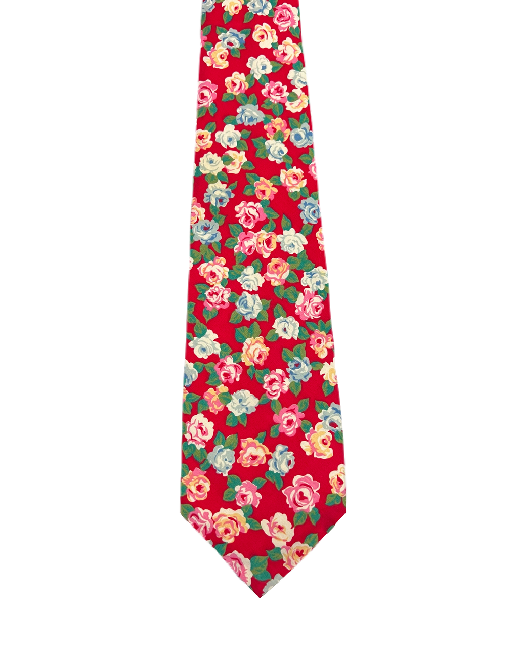 Liberty Red Floral Tie