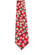Liberty Red Floral Tie