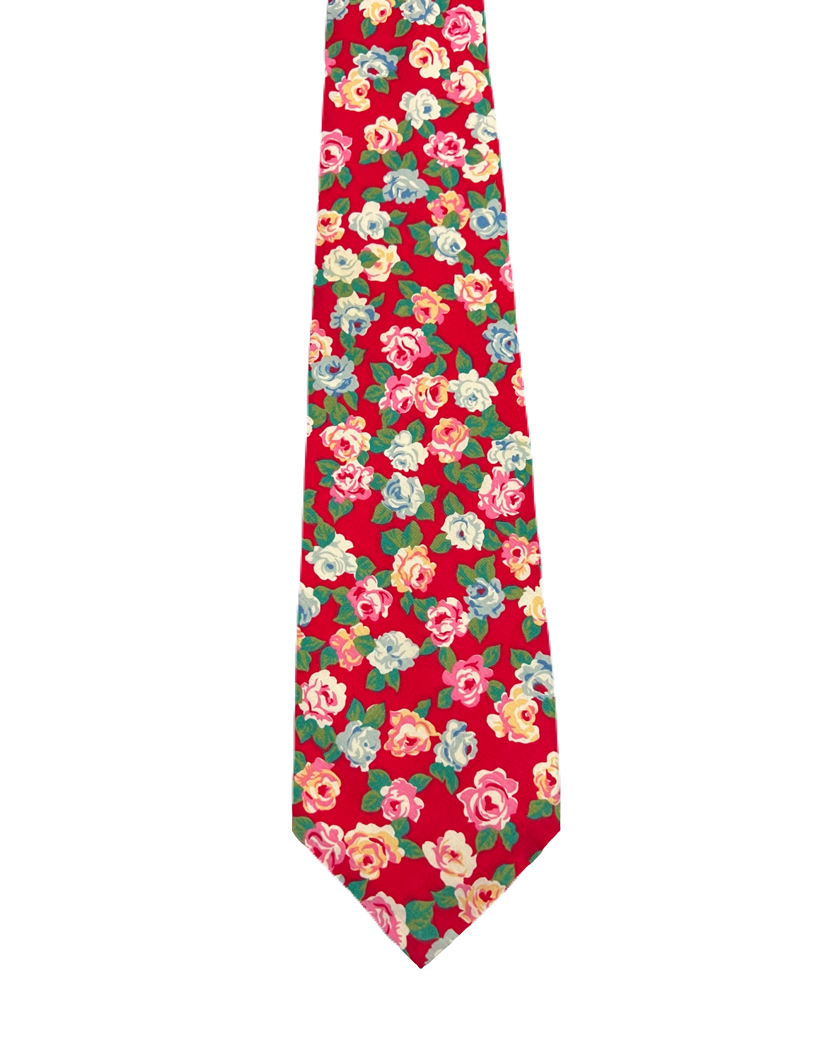 Liberty Red Floral Tie