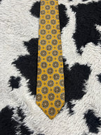 Superba Mustard Embroidered Tie