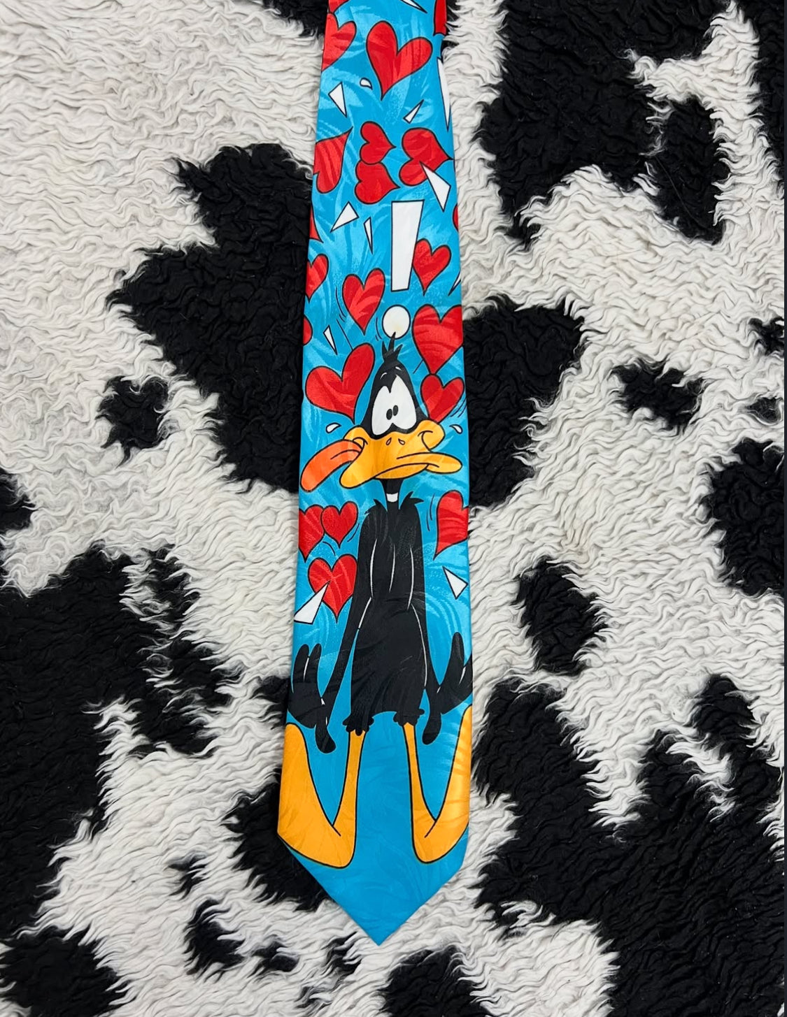 Vintage 1993 Daffy Duck in Love Tie