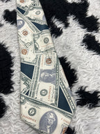 US Dollars Graphic Tie